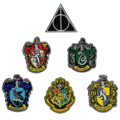 Outlet 6 Parches Bordados Casas Harry Potter Bolsos Y Complementos Harry Potter|Hufflepuff