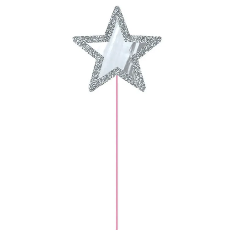 Hot 4 Varitas de Estrella Espejo de 29 cm Varitas Mágicas Para Disfraces