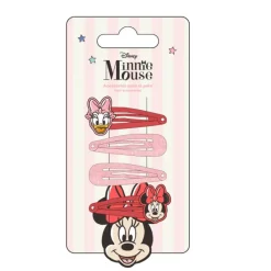 Cerdá Kids Disney Para Niñas|Accesorios Para El Pelo, Gafas De Sol Y Kits De Belleza Infantiles ^Accesorios para el Pelo Minnie - Clips de 4 Piezas