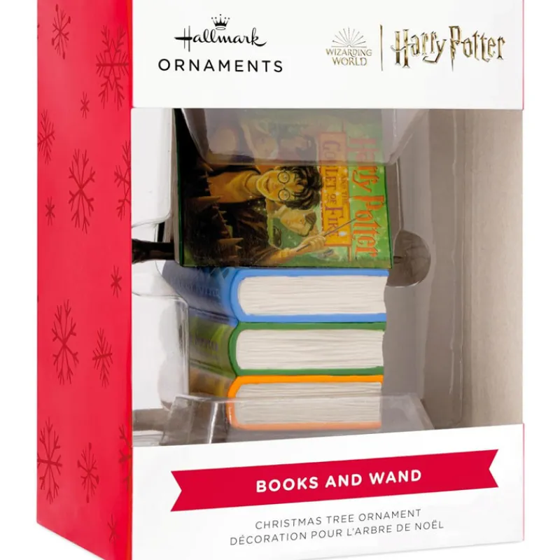 Adorno navideño libros Harry Potter de Resina Harry Potter Hogar