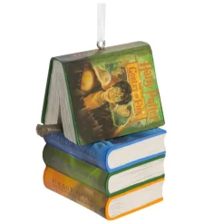 Adorno navideño libros Harry Potter de Resina Harry Potter Hogar
