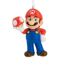 New Adorno Súper Mario con Seta Regalos Y Coleccionismo Para Gamers - Cosas De Videojuegos Míticos