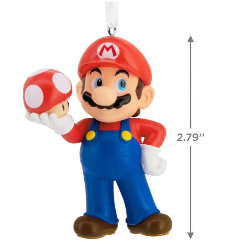 New Adorno Súper Mario con Seta Regalos Y Coleccionismo Para Gamers - Cosas De Videojuegos Míticos