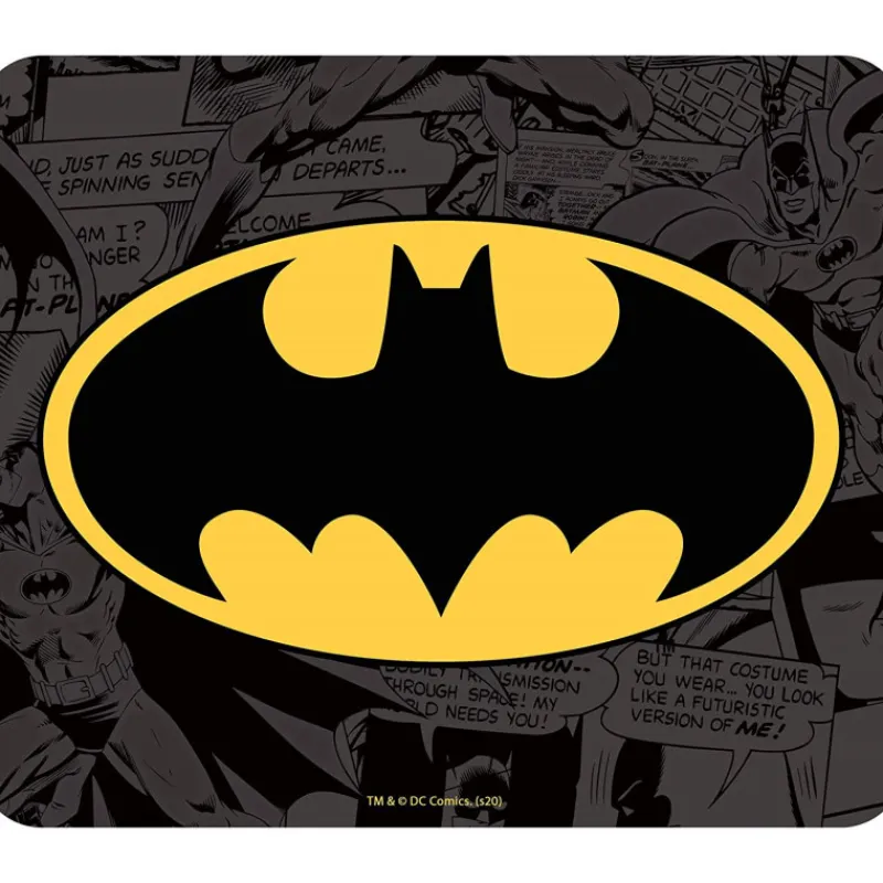 New Alfombrilla Flexible Batman Logo Regalos De Superhéroes Dc|Dc Hogar