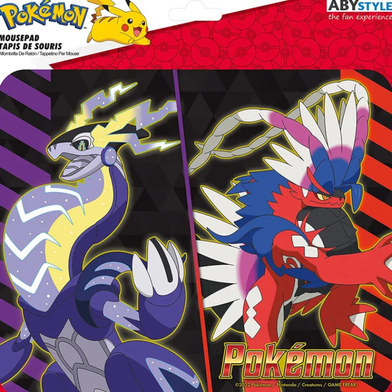 Abystyle Más Regalos De Pokemon|Regalos Y Coleccionismo Para Gamers - Cosas De Videojuegos Míticos^Alfombrilla Pokémon Escarlata y Púpura Legendarios