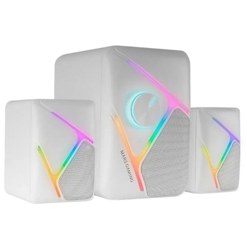 Mars Gaming Auriculares Y Sonido Gaming ^Altavoces 2.1 MS-H21 Blanco