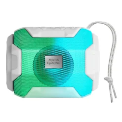 Mars Gaming Gaming De Colores|Auriculares Y Sonido Gaming ^Altavoz Bluetooth MSBAX RGB 10W Blanco