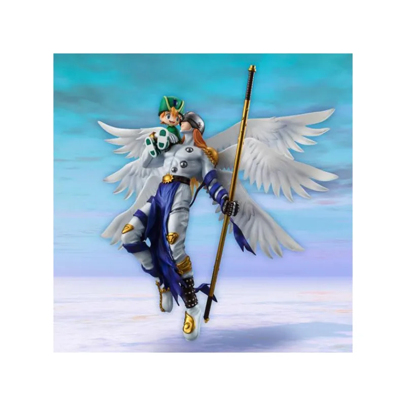 Otros Fabricantes Figuras^Angemon & Takaishi Takeru Digimon Adventure Serie G.E.M. 22 cm