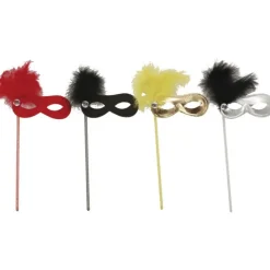 Disfrazzes Antifaces Y Gafas Para Disfraces|Accesorios Halloween Y Terror ^Antifaz con plumón en colores surtidos de 42x17 cm
