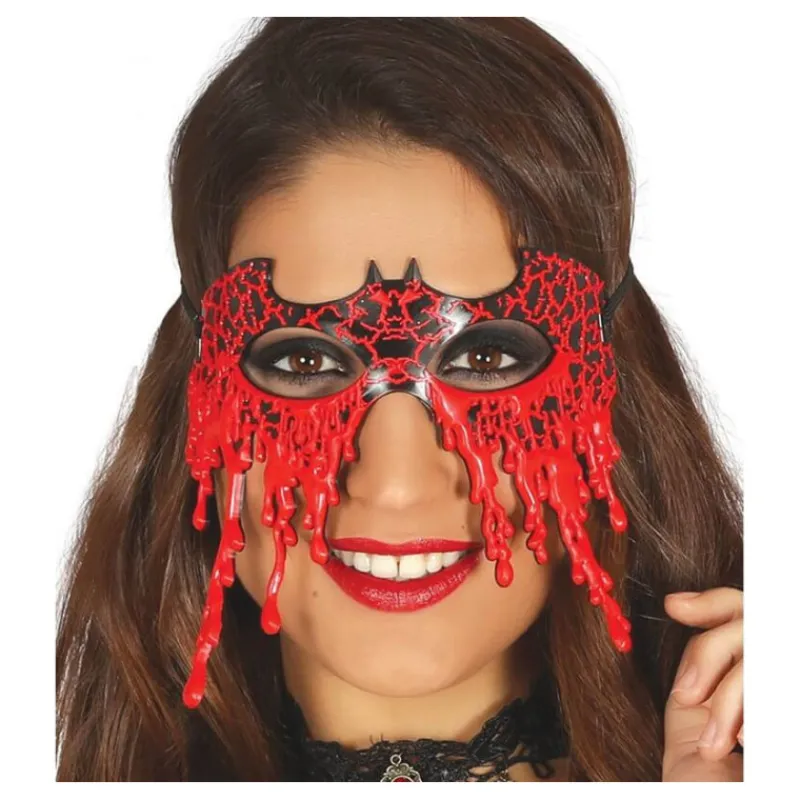 Online Antifaz de Murciélago con Sangre Antifaces Y Gafas Para Disfraces|Accesorios Halloween Y Terror
