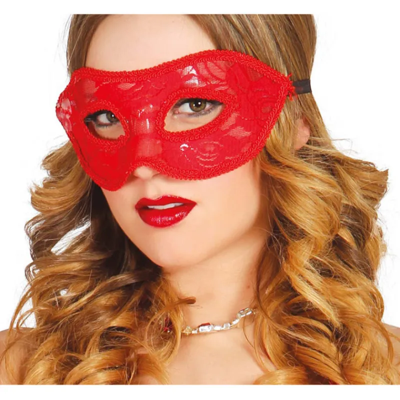 Online Antifaz de Época Sexy Rojo Antifaces Y Gafas Para Disfraces|Accesorios Halloween Y Terror