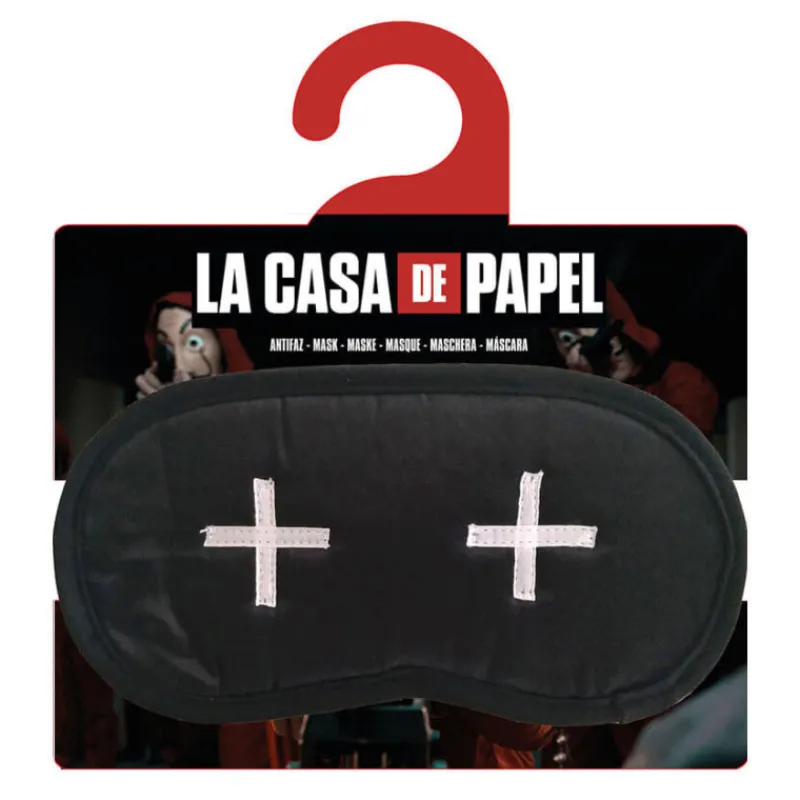 Disfrazzes Antifaces Y Gafas Para Disfraces|Disfraces Series^Antifaz Negro con Cruces de La casa de papel