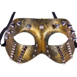 Sale Antifaz Steampunk con pinchos Antifaces Y Gafas Para Disfraces|Accesorios Halloween Y Terror
