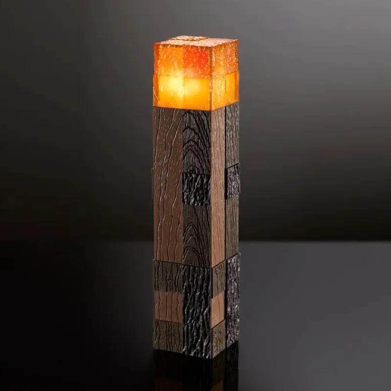 The Noble Collection Minecraft|Regalos Y Coleccionismo Para Gamers - Cosas De Videojuegos Míticos^Antocha luminosa Réplica coleccionista Minecraft
