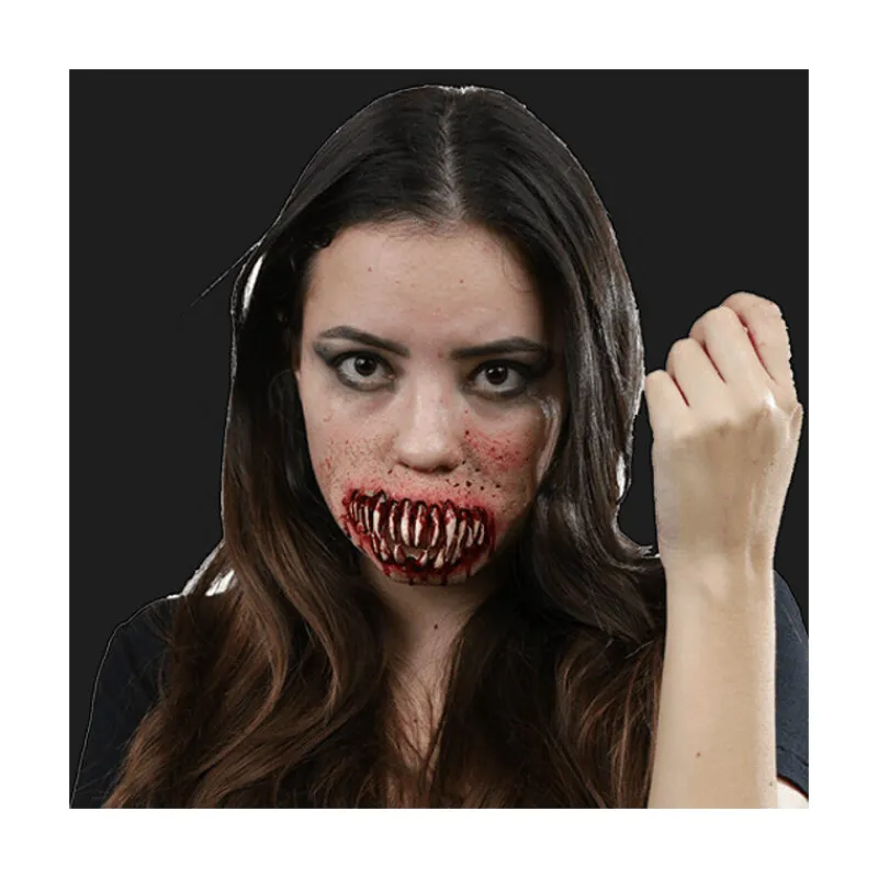 Ghoulish Maquillaje Para Disfraces^Aplicación de Látex y Maquillaje Colmillos de Pesadilla