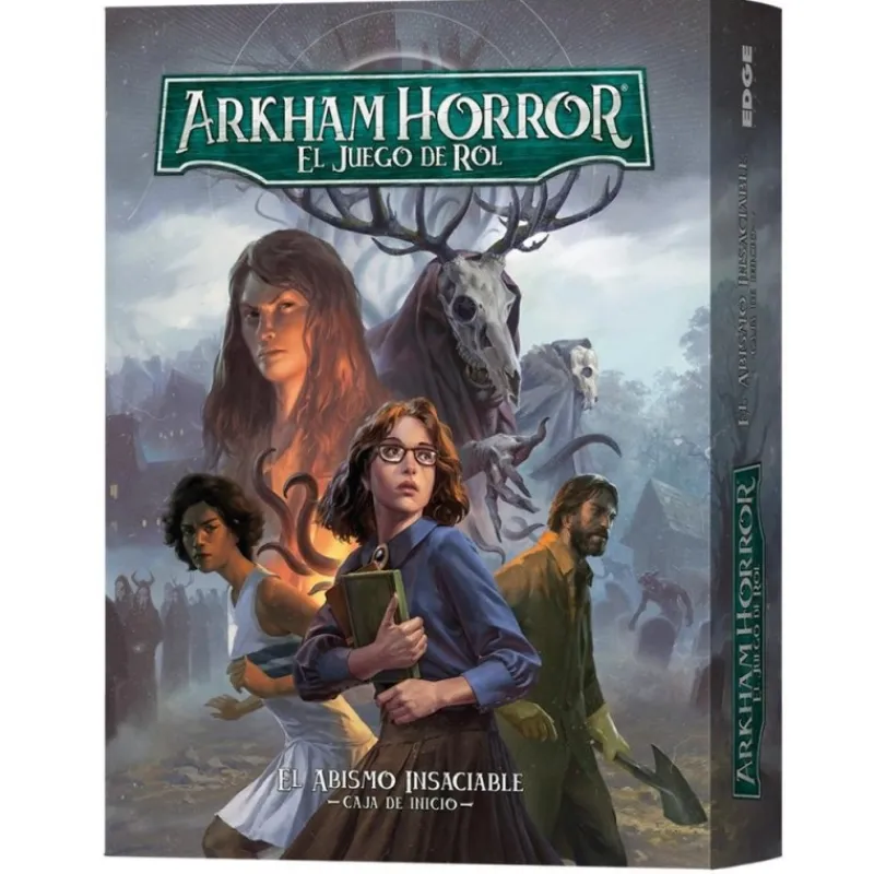 Discount Arkham Horror: Juego de Rol Caja de Inicio Más Regalos De Cine De Terror |Coleccionismo De Miedo Y Terror