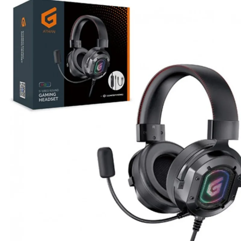 Conceptronic Gaming De Colores|Auriculares Y Sonido Gaming ^Auricular Gaming ATHAN03B con Jack 3.5mm