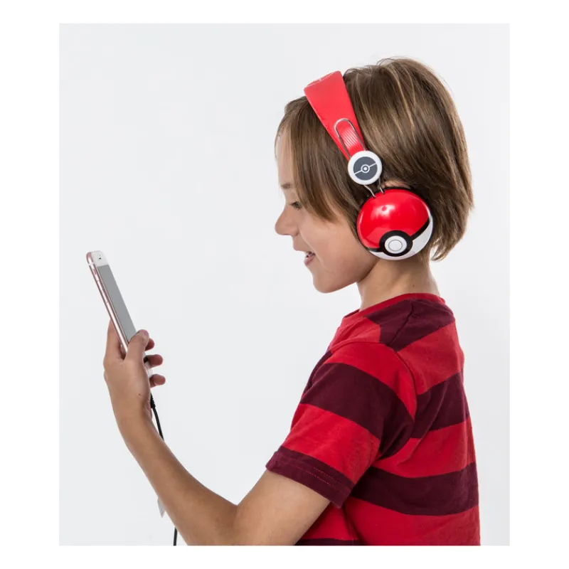 OTL Technologies Más Regalos De Pokemon|Regalos Y Coleccionismo Para Gamers - Cosas De Videojuegos Míticos^Auriculares Diadema Pokemon Classic Pokeball