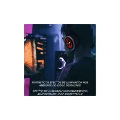 Ert Group Superhéroes Marvel^Auriculares Gaming Deadpool Marvel con Sonido 7.1 y LED