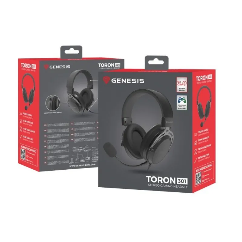 Best Auriculares Gaming Toron 301 con Micrófono Desmontable Auriculares Y Sonido Gaming