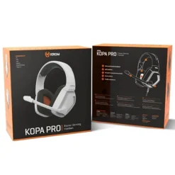 Online Auriculares gaming Kopa Pro blancos con micro Descuentos Gaming|Auriculares Y Sonido Gaming