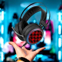 Best Auriculares Gaming Marvel Avengers 7.1 LED Superhéroes Marvel|Más Regalos De Marvel