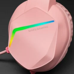 Mars Gaming Gaming De Colores|Auriculares Y Sonido Gaming ^Auriculares Gaming Rainbow MH122 rosa