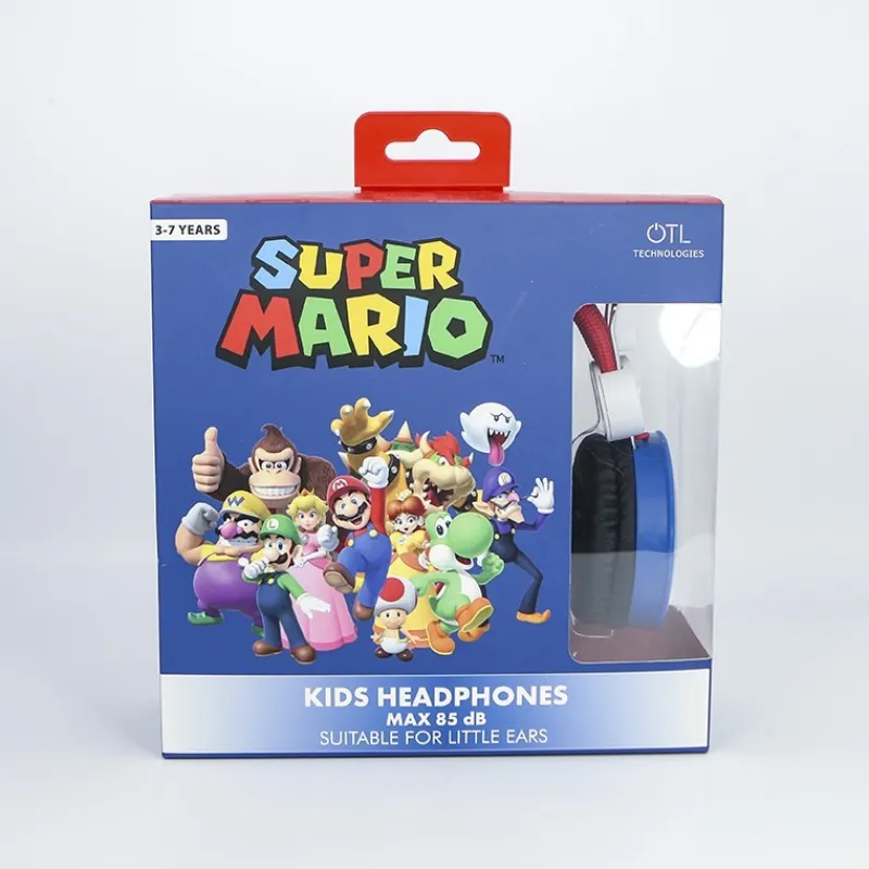 Discount Auriculares Kids CORE Super Mario y Amigos Regalos Y Coleccionismo Para Gamers - Cosas De Videojuegos Míticos|Descuentos Gaming