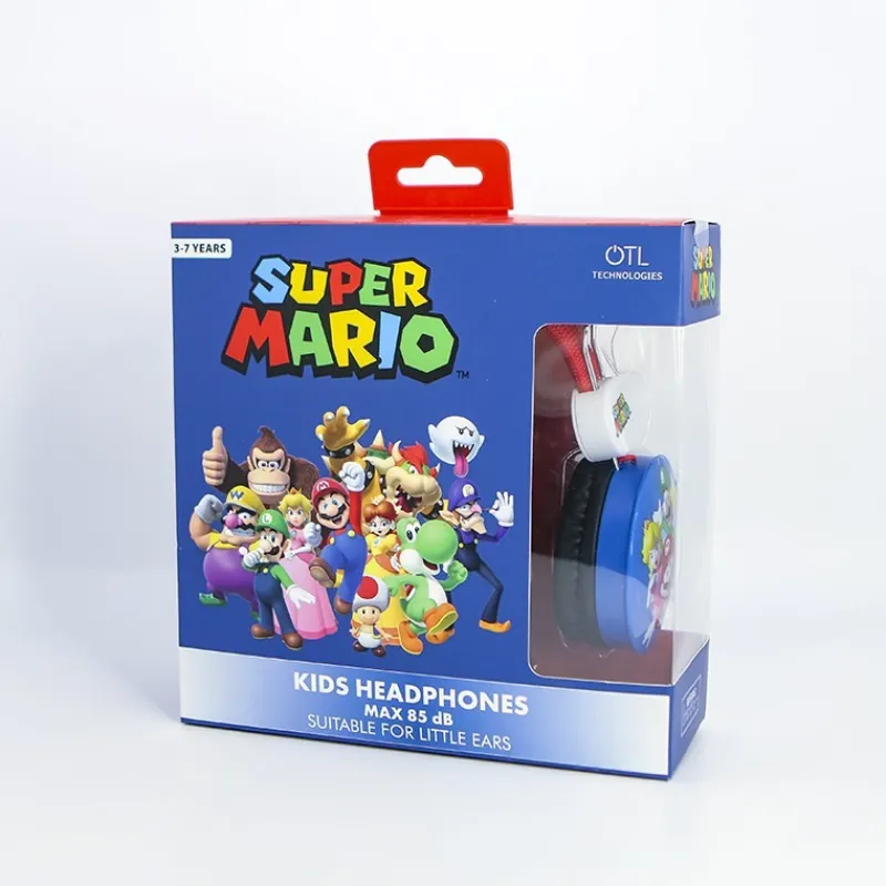 Discount Auriculares Kids CORE Super Mario y Amigos Regalos Y Coleccionismo Para Gamers - Cosas De Videojuegos Míticos|Descuentos Gaming