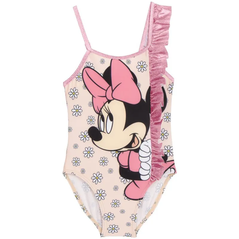 Niños Cerdá Kids Disney Para Niñas|Ropa Y Téxtil: Cosas Que Ponerse Para Niños ^Bañador infantil volantes Minnie Mouse