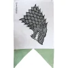 Abystyle Juego De Tronos Y La Casa Del Dragón ^Bandera Stark Juego de Tronos