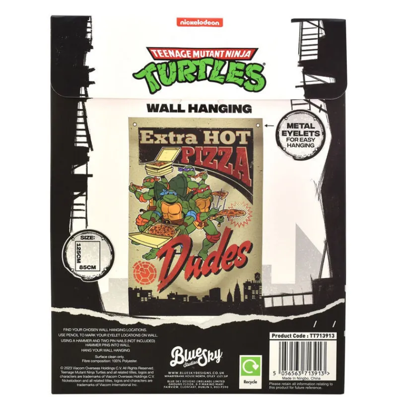 Otros Fabricantes Las Tortugas Ninja^Banderola de Tela Tortugas Ninja XL