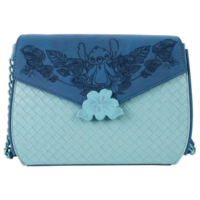 Discount Bandolera azul Disney by con bordado de Stitch Películas Y Personajes De Disney ·Lilo Y Stitch|Bolsos Y Carteras Disney