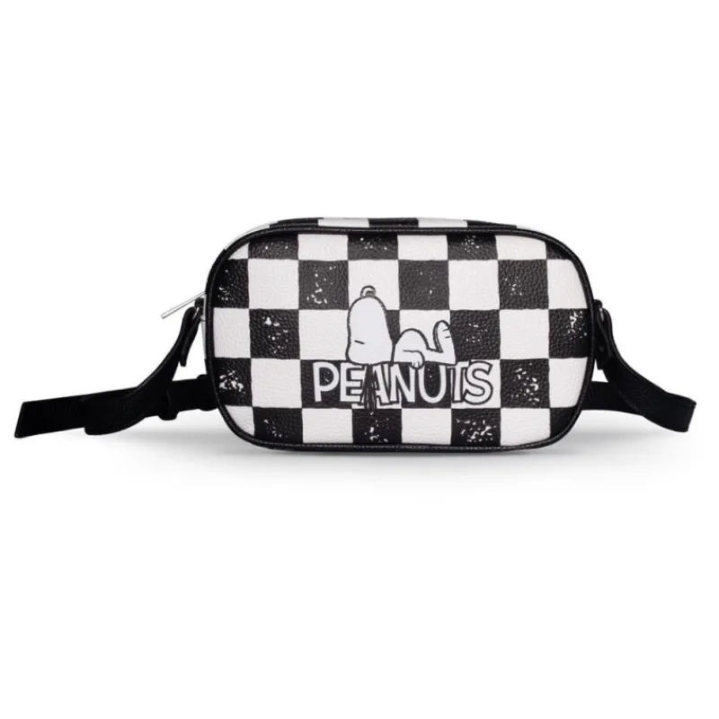 DIFUZED Snoopy^Bandolera Peanuts Checkerboard Licencia Oficial