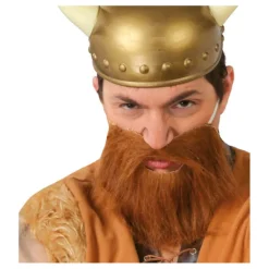 Discount Barba castaña de Vikingo Pelucas, Barbas Y Bigotes Disfraces