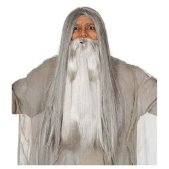 Disfrazzes Pelucas, Barbas Y Bigotes Disfraces|Accesorios Halloween Y Terror ^Barba gris extra de Mago