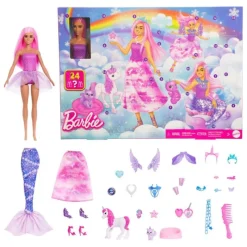 Mattel Juguetes, Figuras Y Más Regalos Para Peques^Barbie Calendario de Adviento con Muñeca Fantasy