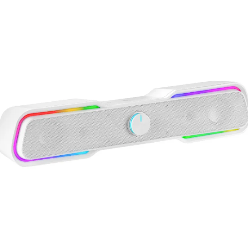Mars Gaming Regalos Y Coleccionismo Para Gamers - Cosas De Videojuegos Míticos|Gaming De Colores^Barra Sonido MSBX Bluethooth 5.0 Blanco