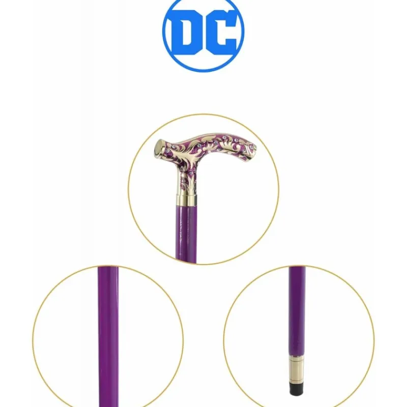 Hombre The Noble Collection Disfraces Halloween Hombre|Más Regalos De Dc^Bastón del Joker Escuadrón Suicida de DC Comics -