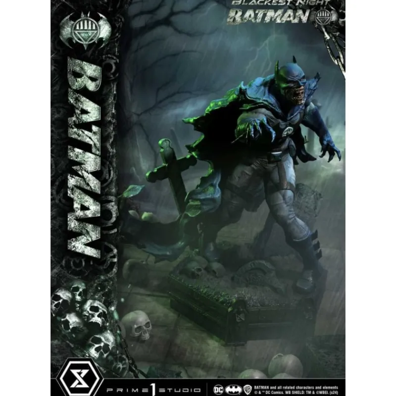 Prime 1 Studio Regalos De Superhéroes Dc|Figuras Dc^Batman Estatua Premium Masterline Series Blackest Night 45 cm