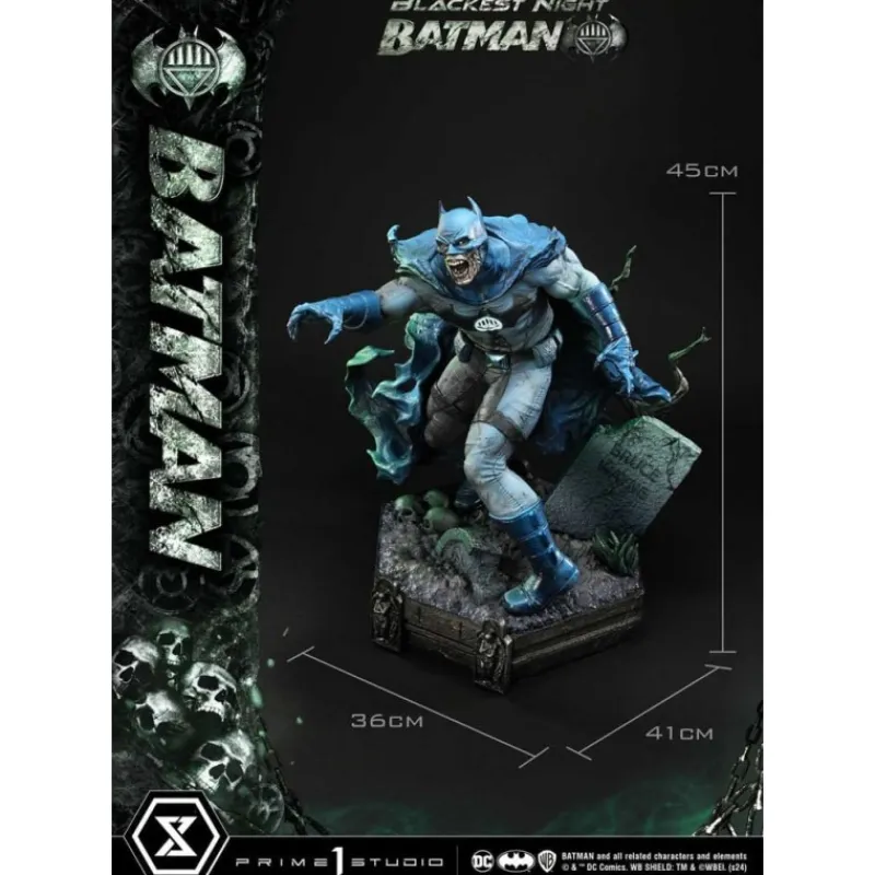 Prime 1 Studio Regalos De Superhéroes Dc|Figuras Dc^Batman Estatua Premium Masterline Series Blackest Night 45 cm
