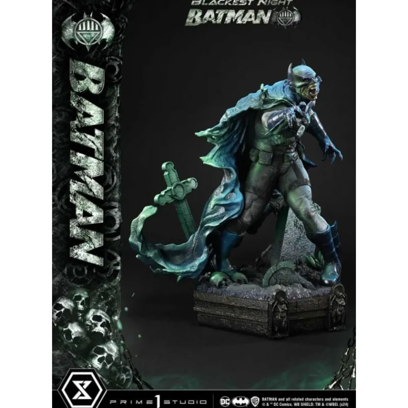 Prime 1 Studio Regalos De Superhéroes Dc|Figuras Dc^Batman Estatua Premium Masterline Series Blackest Night 45 cm