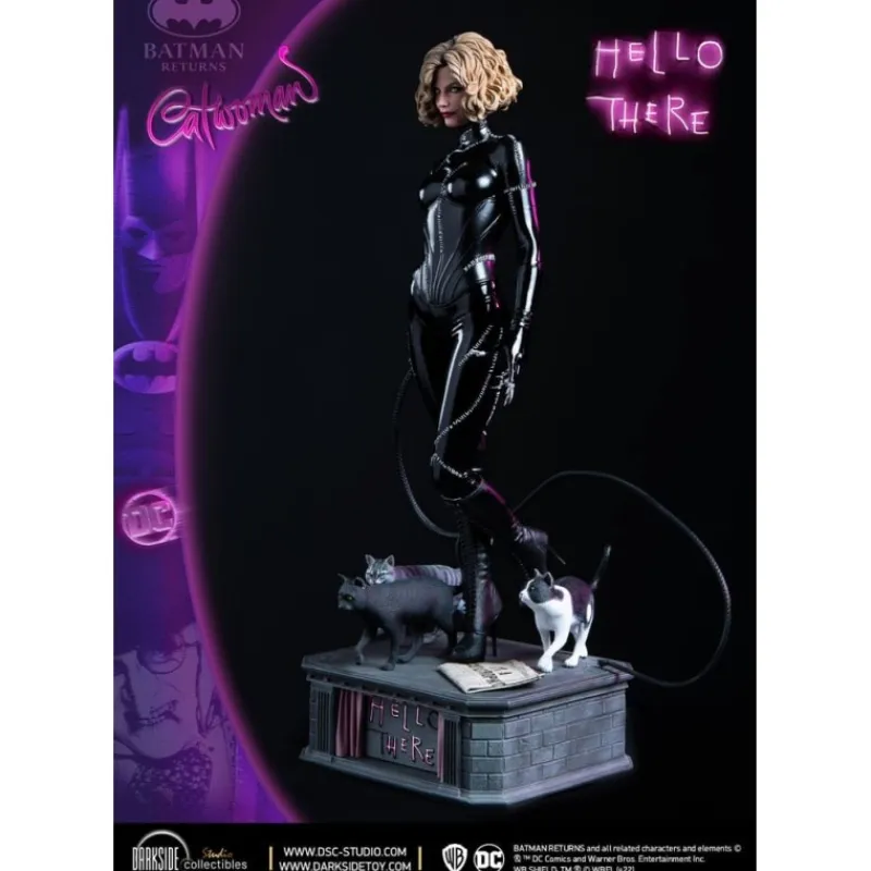 Darkside Collectibles Studio Regalos De Superhéroes Dc|Complementos Dc^Batman Returns Estatua Catwoman 30th Anniversary 54 cm