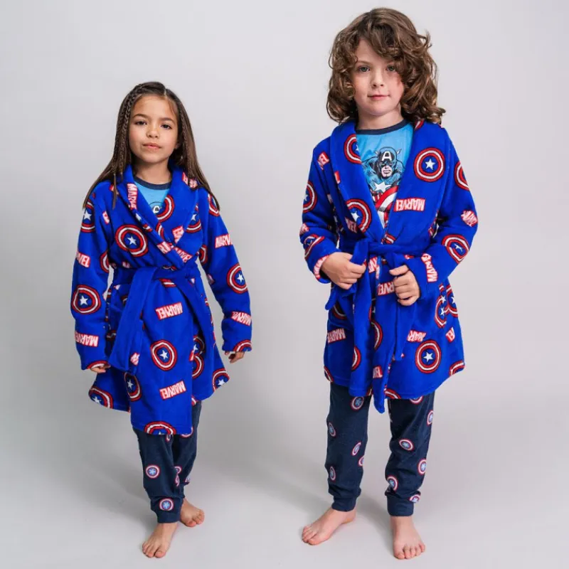 Niños Cerdá Kids Marvel Y Dc Para Niños|Ropa Y Téxtil: Cosas Que Ponerse Para Niños ^Batín Capitán América Marvel