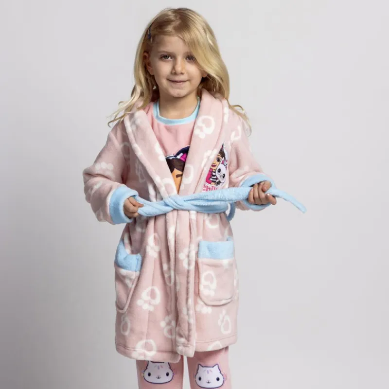 Niños Cerdá Kids Ropa Y Téxtil: Cosas Que Ponerse Para Niños ^Batín Coral Fleece Gabby's Dollhouse para Niños