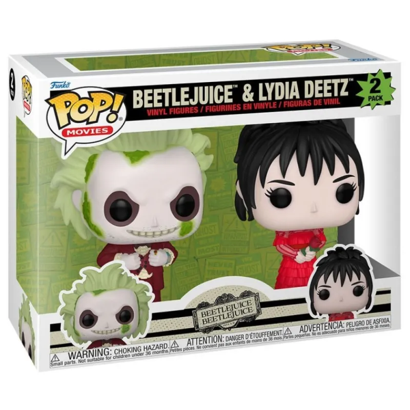 Funko Beetlejuice^Beetlejuice 2 Pack POP! Animation Vinyl Figuras 9 cm