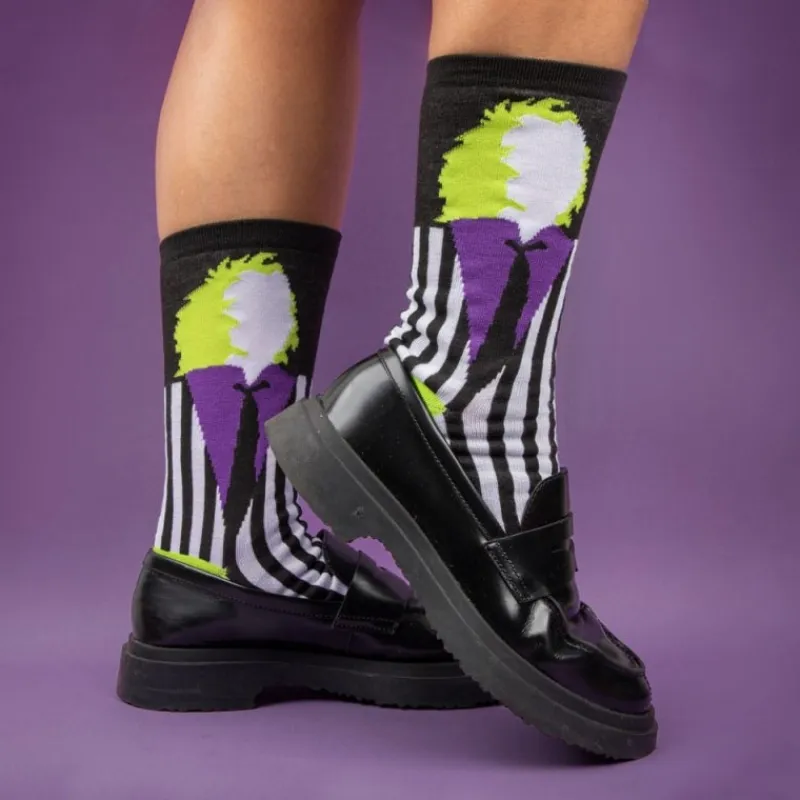 Cinereplicas Beetlejuice^Beetlejuice Pack de 3 Pares de Calcetines - Licencia Oficial