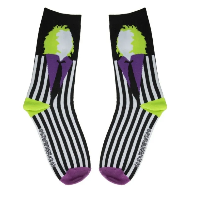 Cinereplicas Beetlejuice^Beetlejuice Pack de 3 Pares de Calcetines - Licencia Oficial