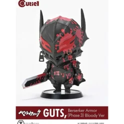 Clearance Berserk Minifigura Cutie1 PVC Guts Berserker Armor Fase 3 Bloody 12 cm Figuras