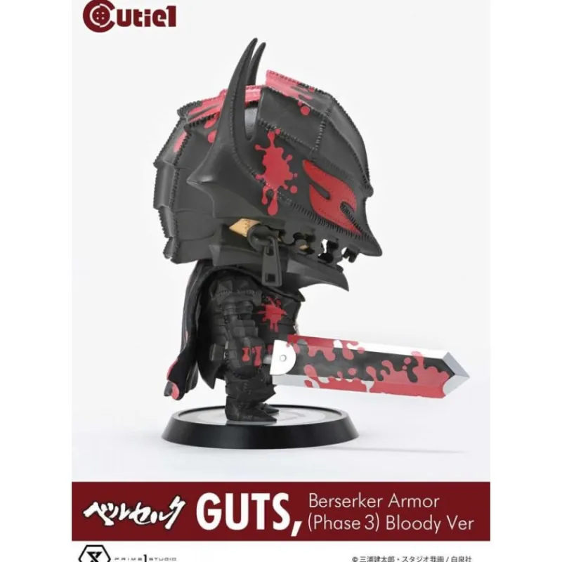 Clearance Berserk Minifigura Cutie1 PVC Guts Berserker Armor Fase 3 Bloody 12 cm Figuras